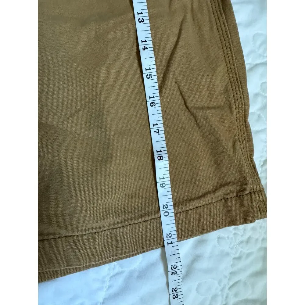 Carhartt Relaxed Fit Shorts Men's Size 40 Tan Khaki Mid Length